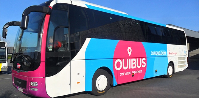 Ouibus lance une liaison Lyon Perrache-Saint-Étienne