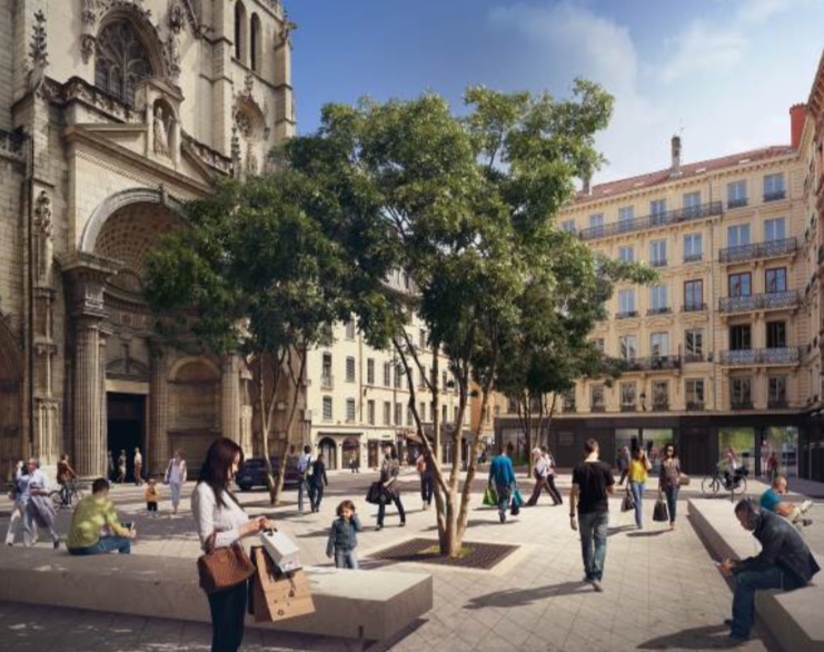 Démarrage des travaux place Saint-Nizier