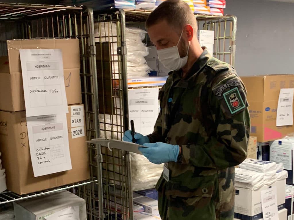 Le 7ème RMAT a activement participé à l'opération résilience dans le cadre de la crise sanitaire liée au coronavirus