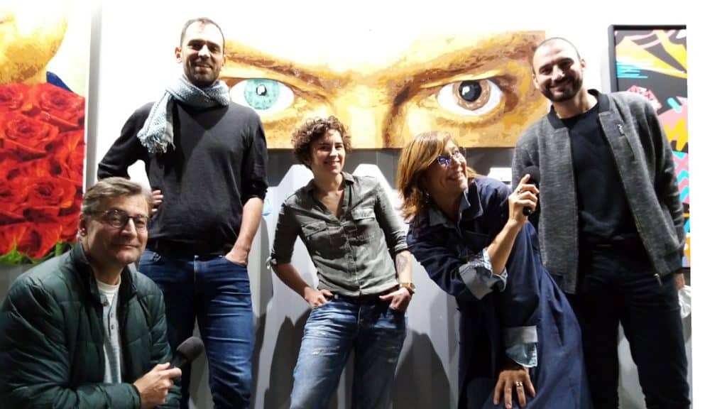 Enregistrement de l'émission sous le regard de David Bowie.