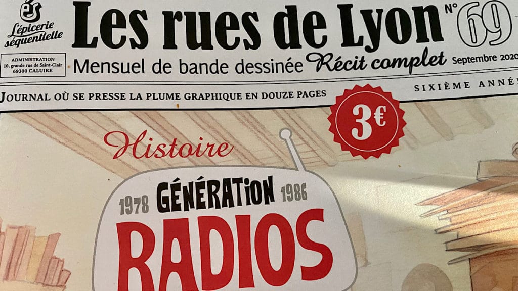 L'histoire de la FM à Lyon en BD