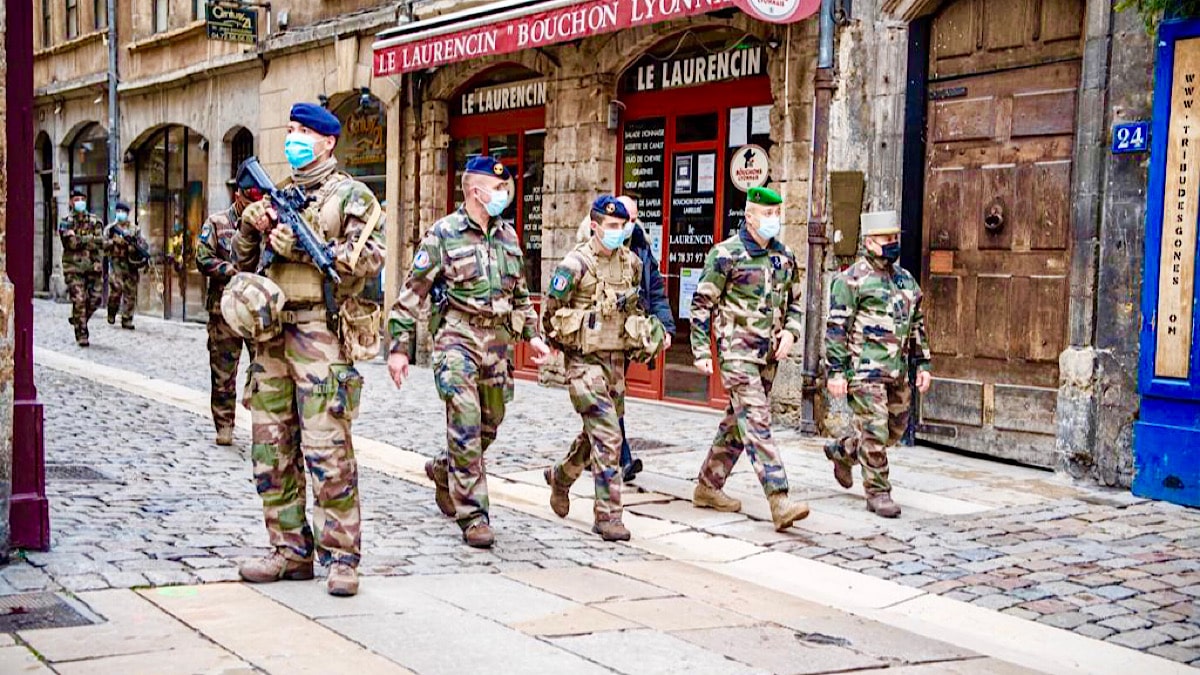 visite du Général Burkhard pour le Jour de l'An