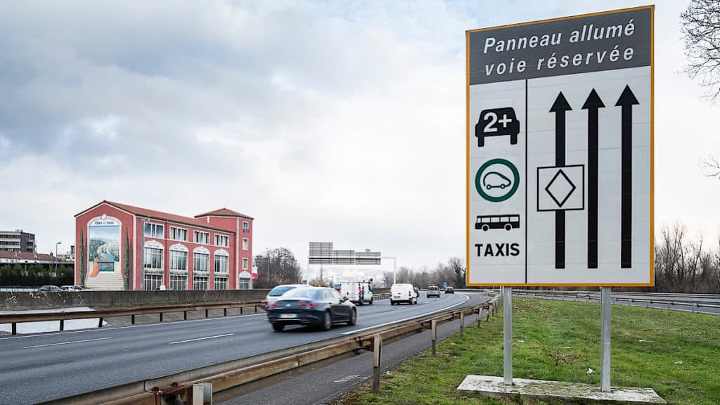 premières verbalisations pour faire respecter le covoiturage