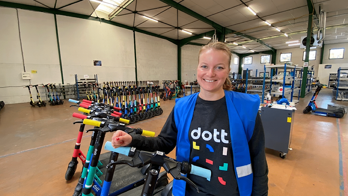 Trottinettes : Dott joue la carte éco-responsable