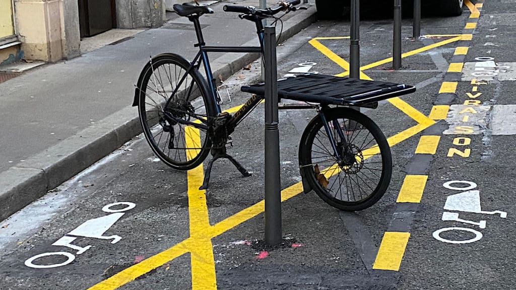 vélos cargos aire de livraison