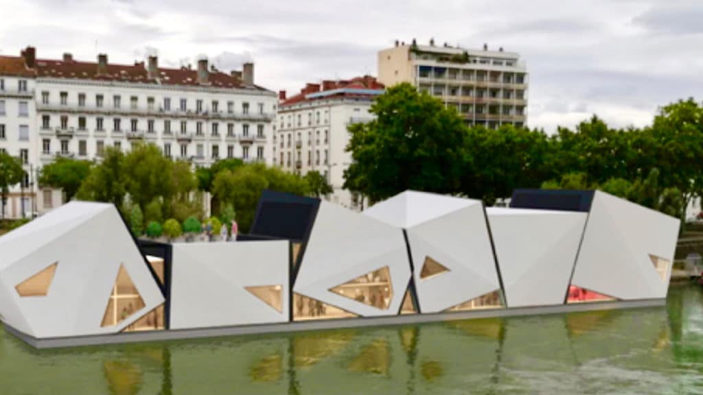 Des scènes flottantes sur le Rhône