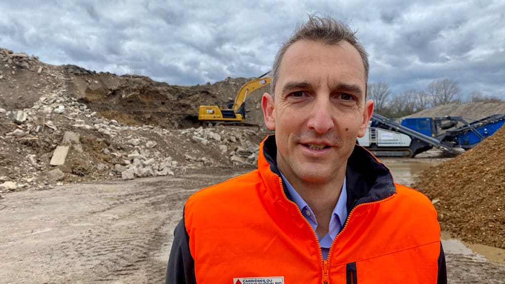 Des matériaux recyclés en granulat