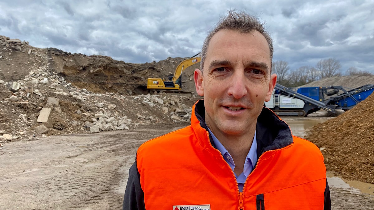 Des matériaux recyclés en granulat