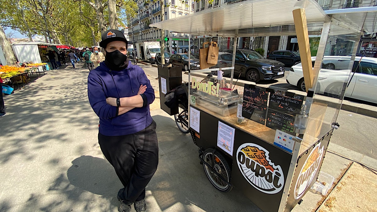 Oupsi : le triporteur gourmand du parc Blandan