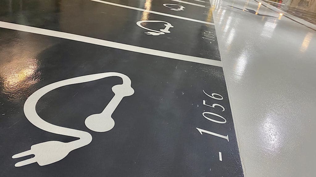 places réservées aux véhicules électriques
