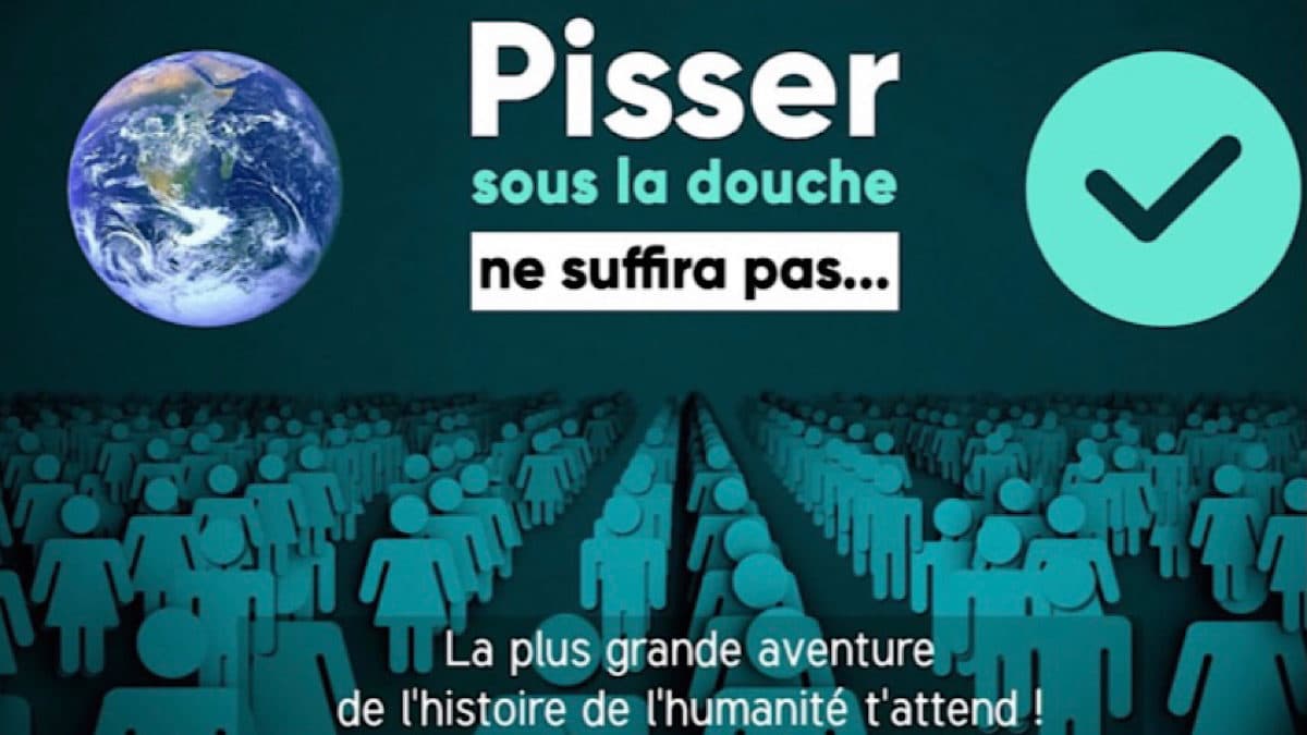 affiche publicitaire Time for the Planet