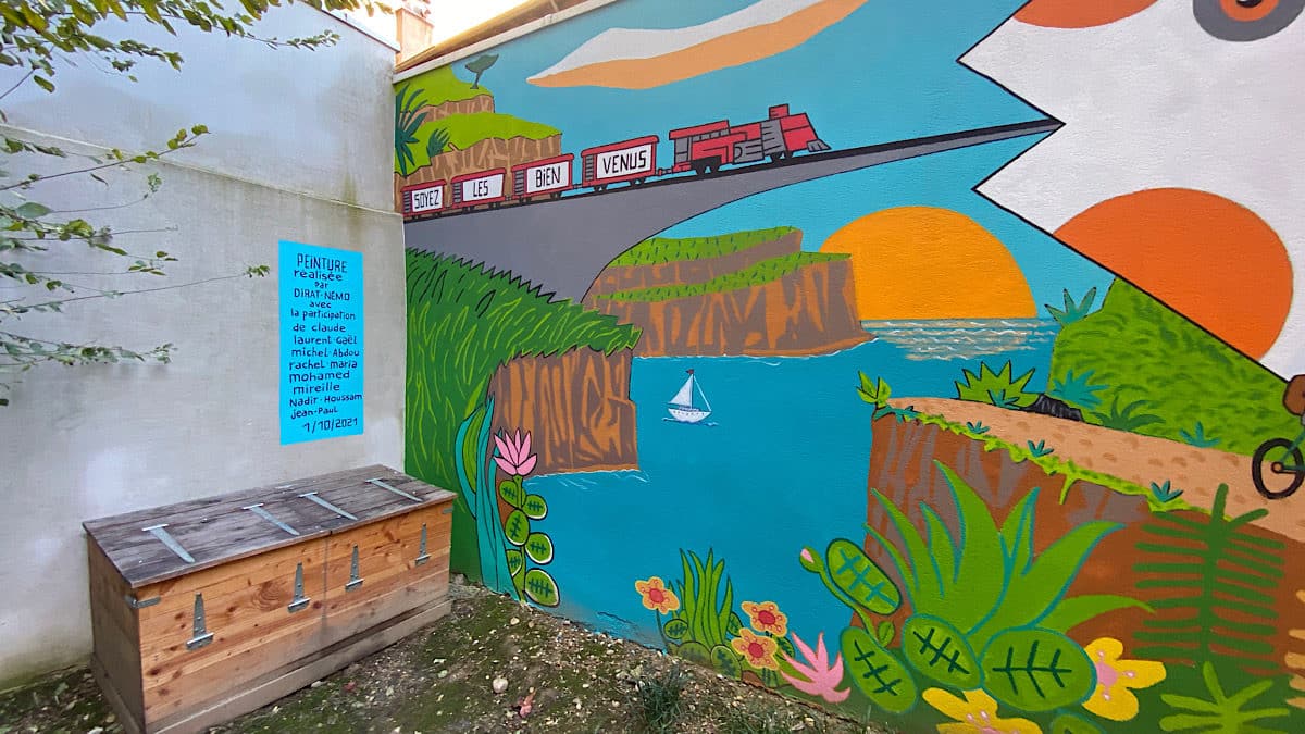 fresque murale