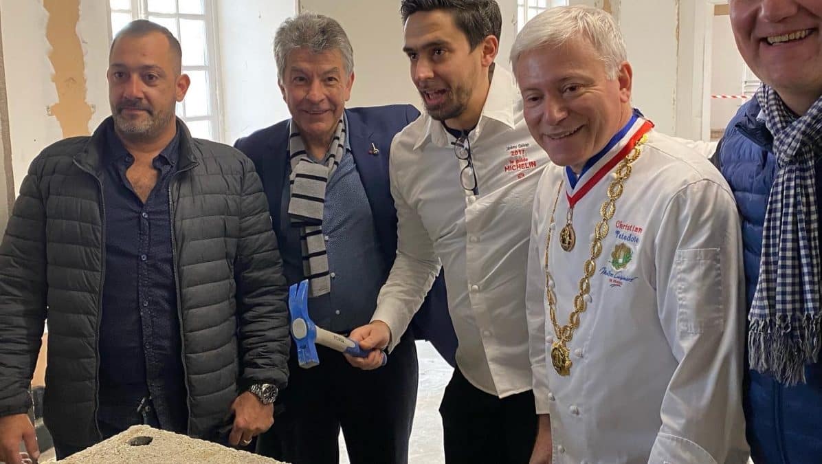 Première pierre CFA Gastronomie