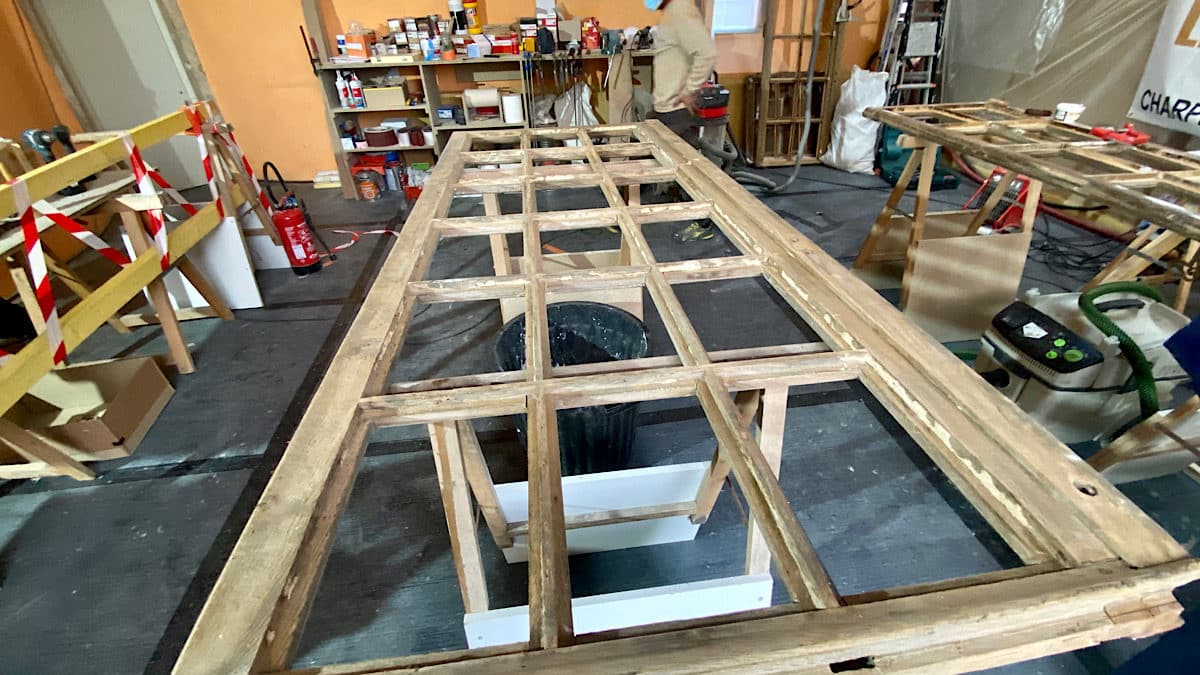 fenêtre en restauration