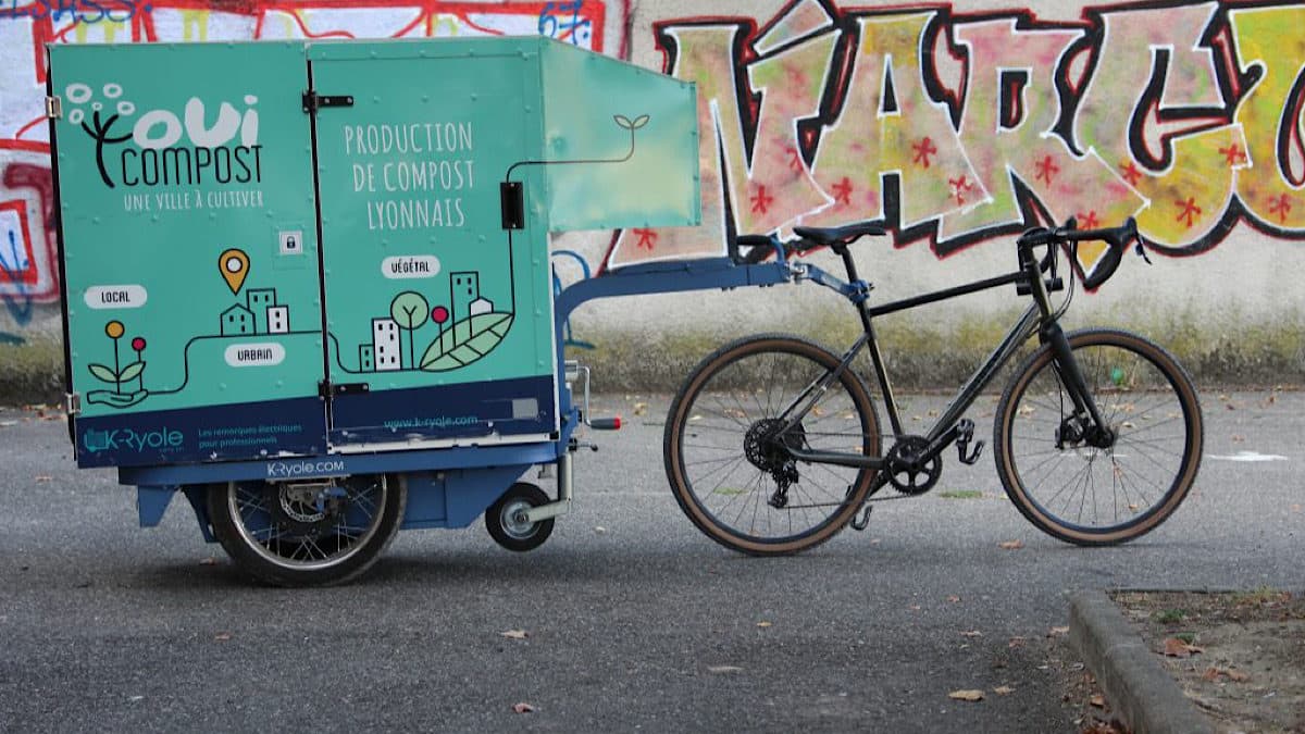 OuiCompost et son vélo