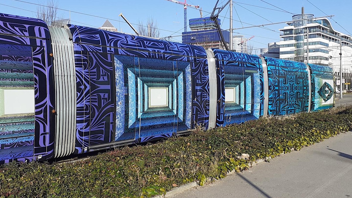 Dimensional Travel : le street-art sur les rails