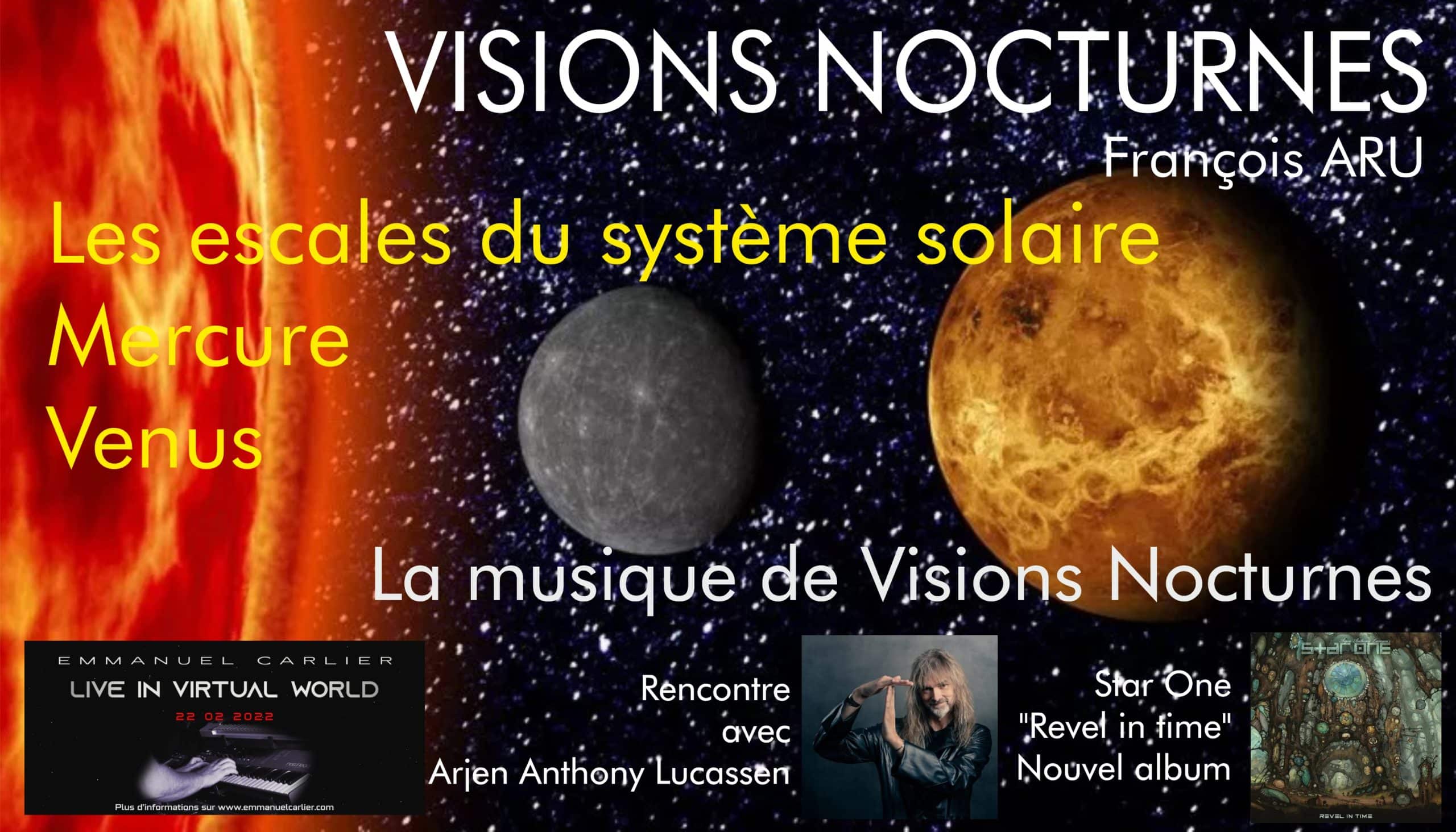 Les escales du système solaire, Mercure – Venus