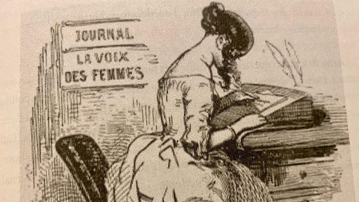 illustration "Eugénie Niboyet - La Voix des femmes"