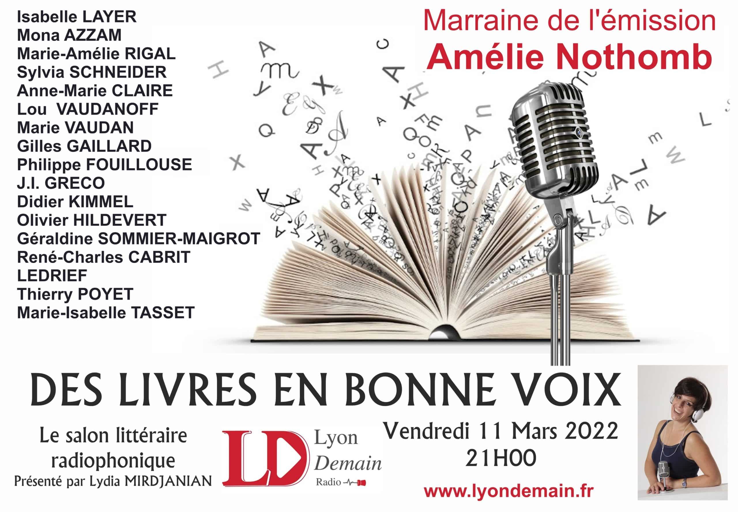 Des livres en bonne voix : Amélie Nothomb