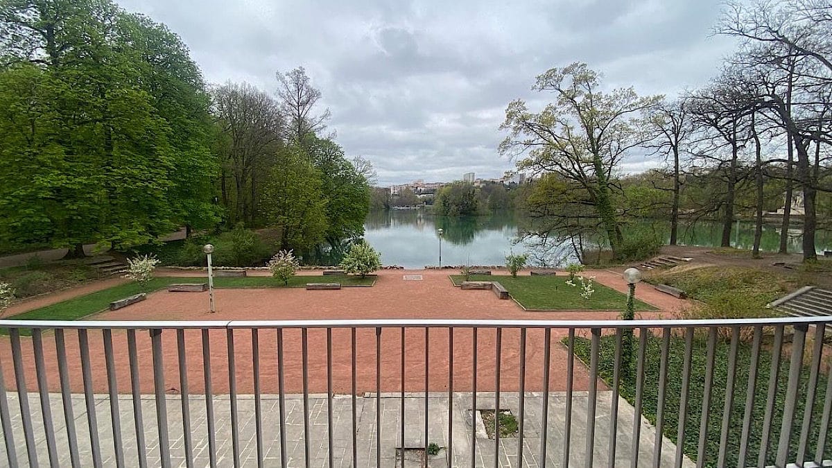 parc de la tête d'Or le lac