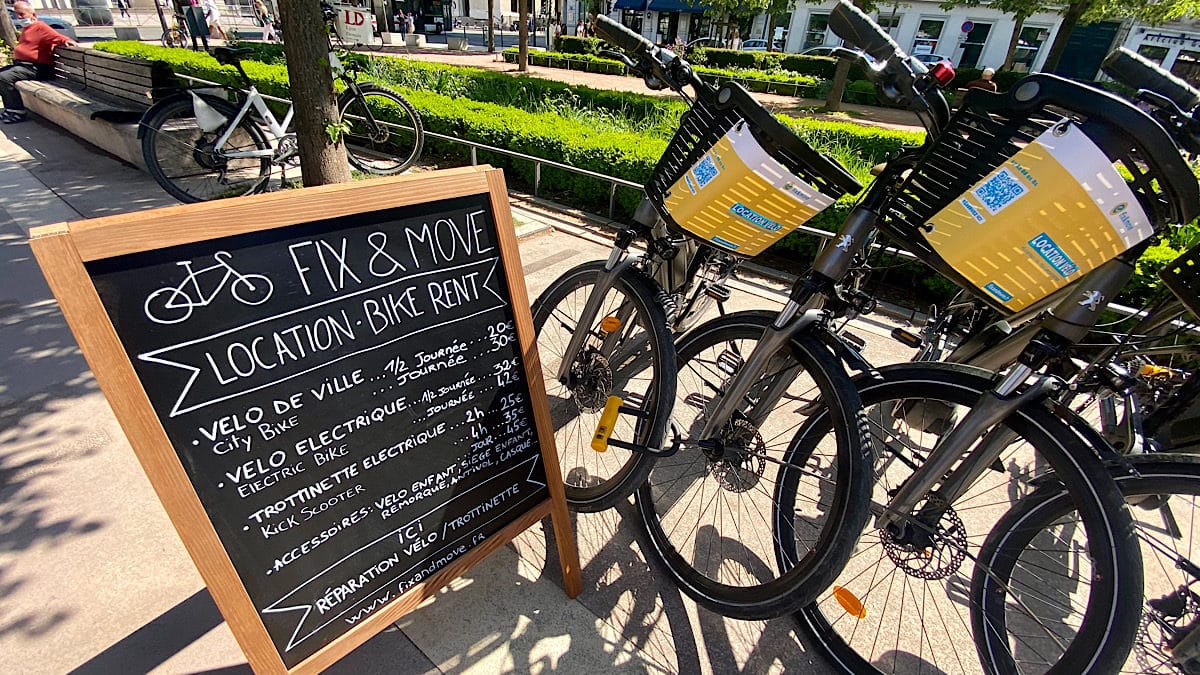 vélos en location