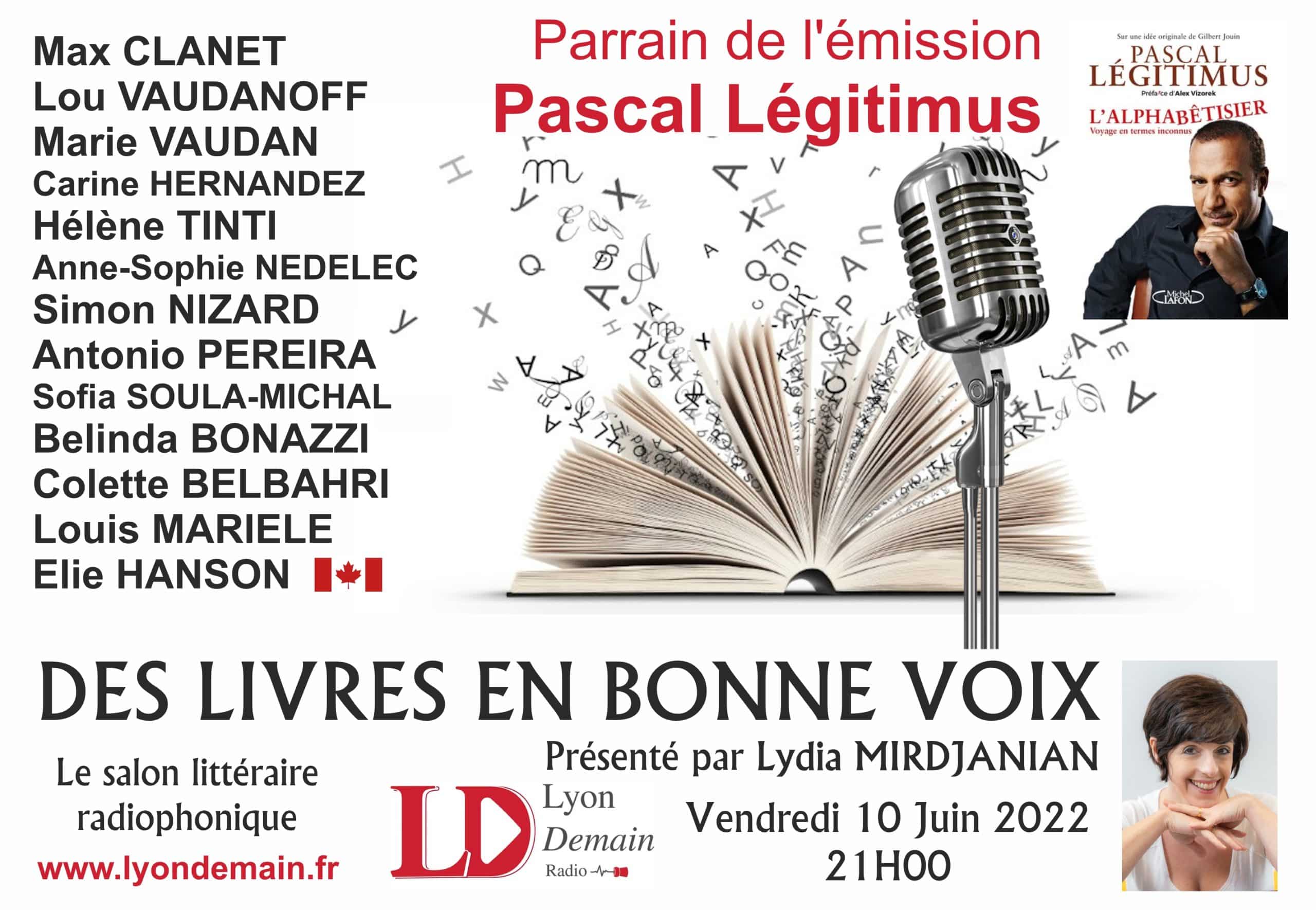 Des livres en bonne voix parrainée par Pascal Légitimus