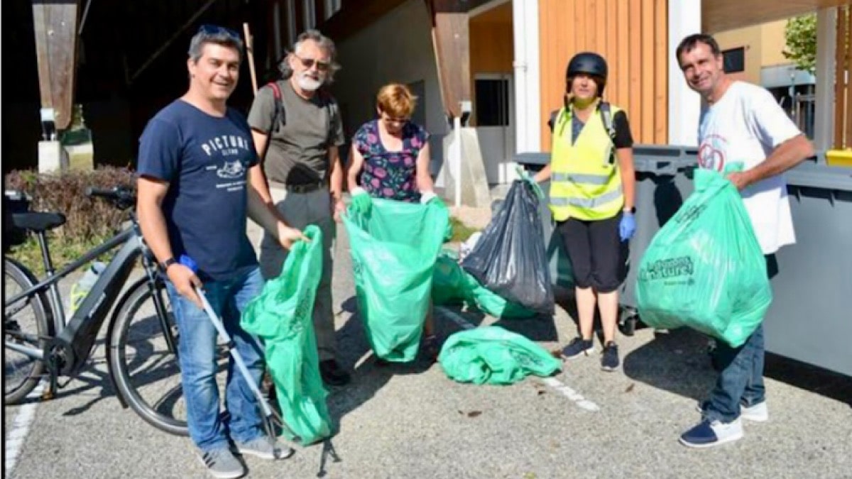 Une course rando déchets dans l’ouest-lyonnais