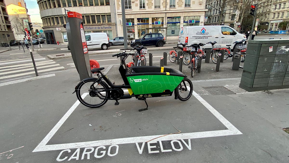 Vélos cargo en libre-service