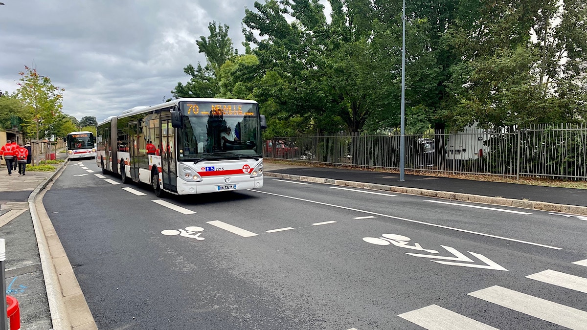 priorité aux feux pour les bus