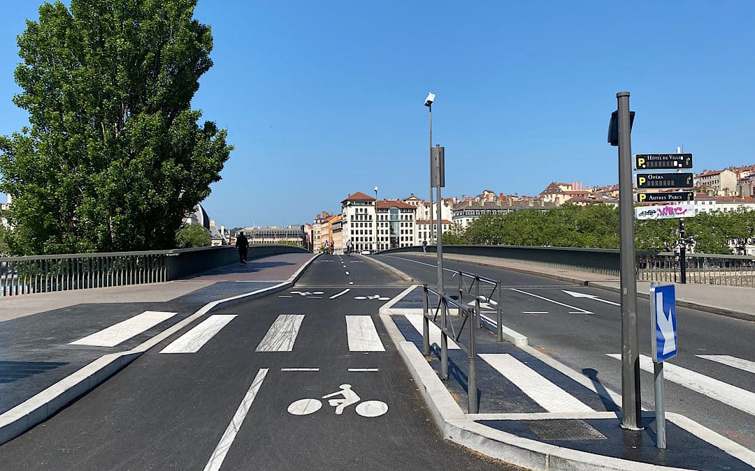 Ponts de Lyon en travaux : les modes doux renforcés