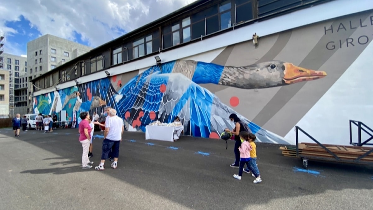 fresque Halle des Girondins