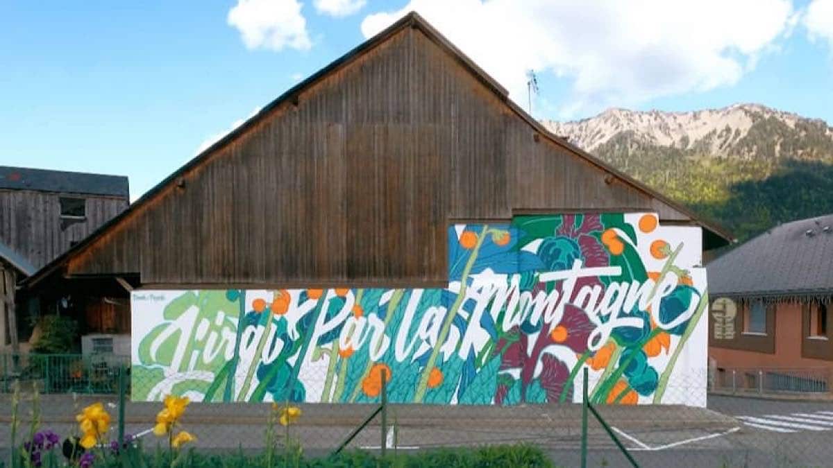 fresque murale