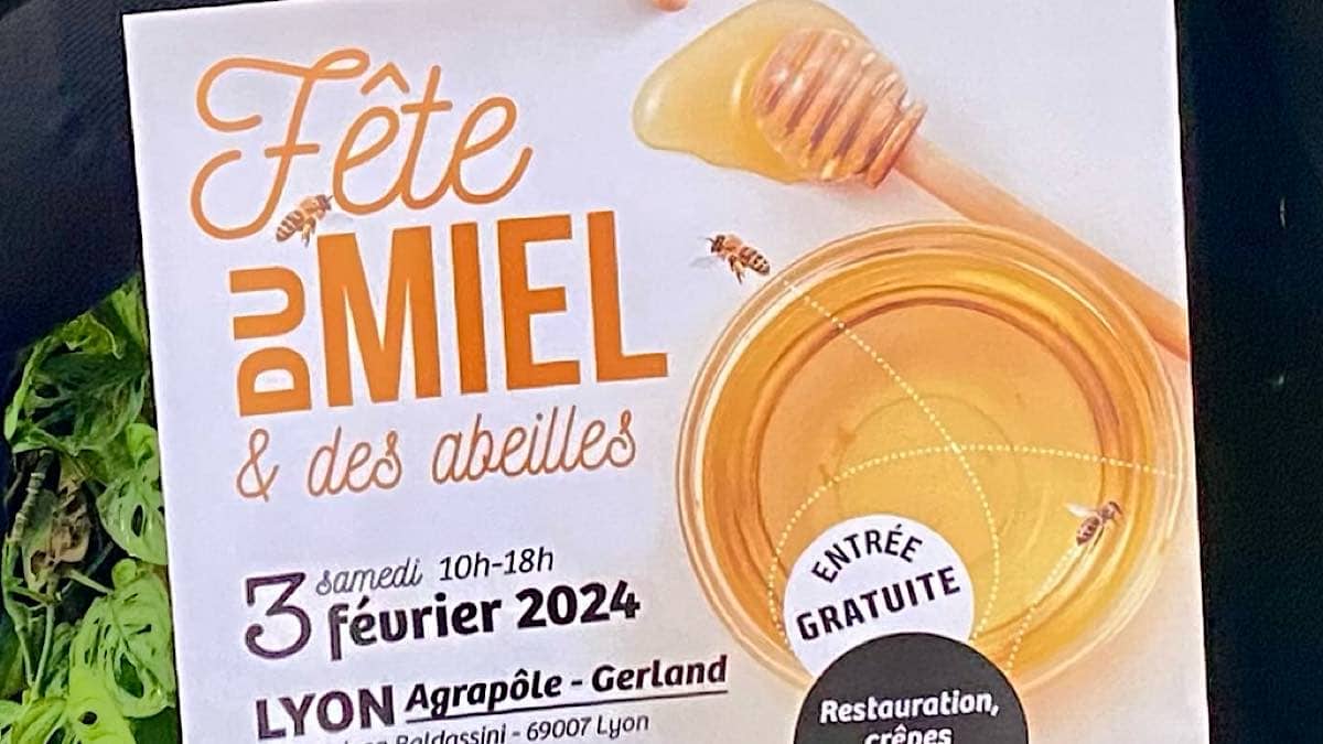 affiche fête du miel