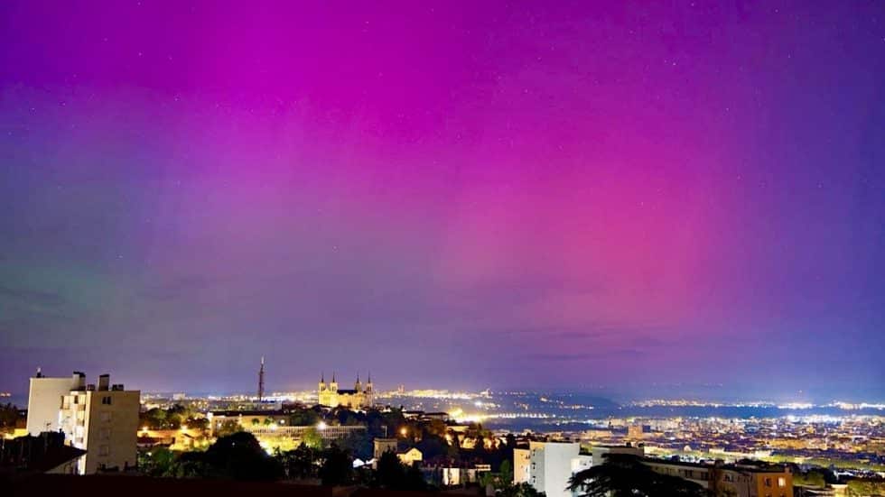 Aurores boréales nuit magique à Lyon Lyon Demain