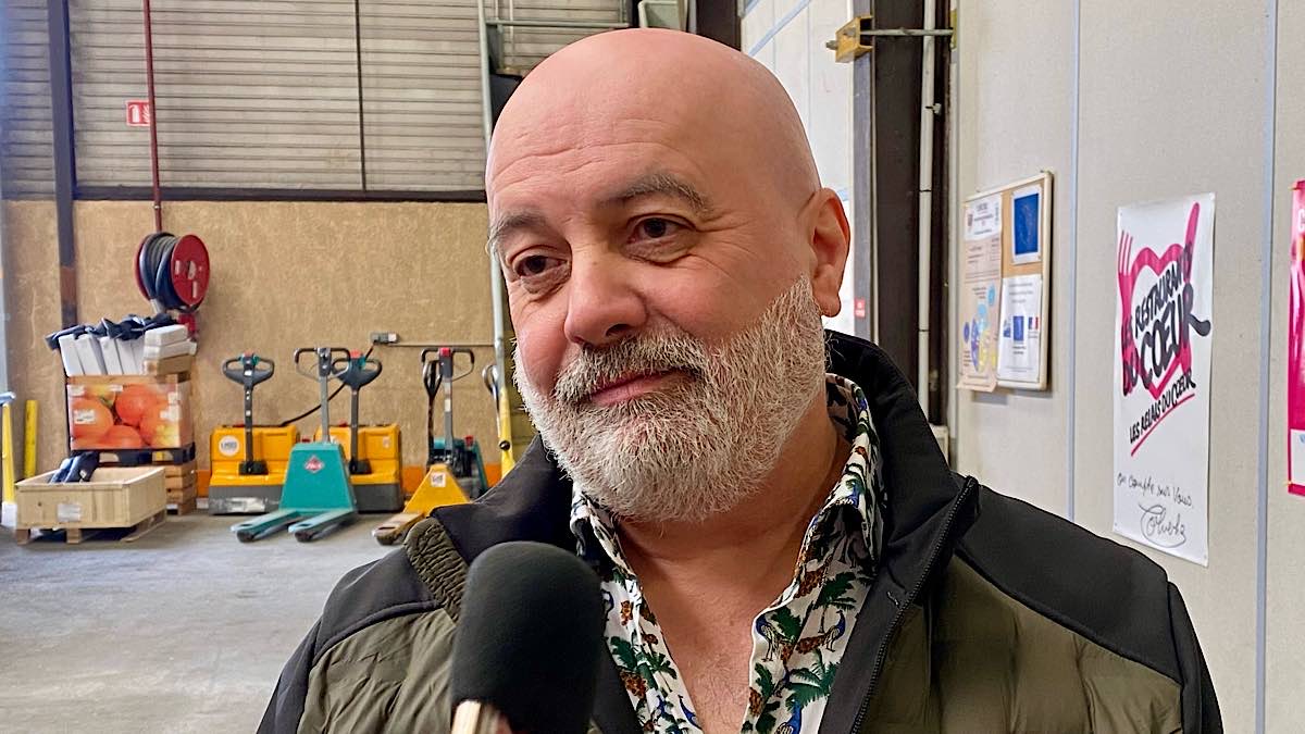 Alain Pillon président des Restos du Coeur du Rhône