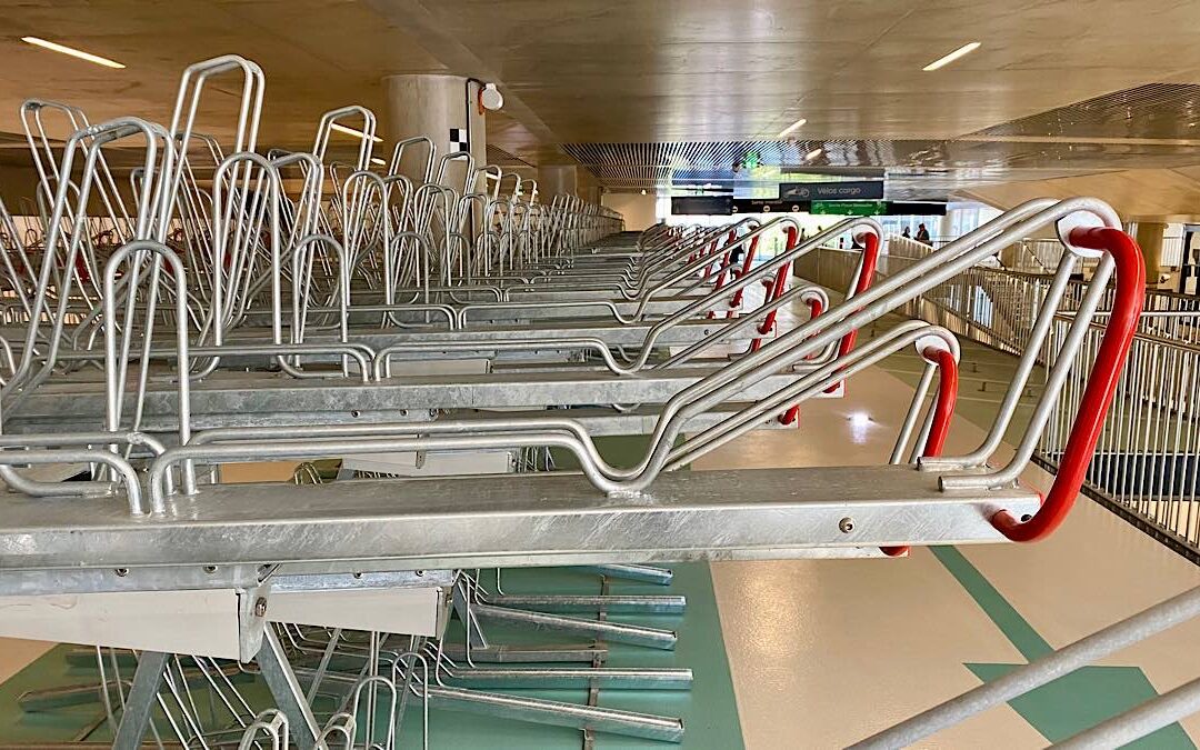 La plus grande vélostation de France est à Lyon