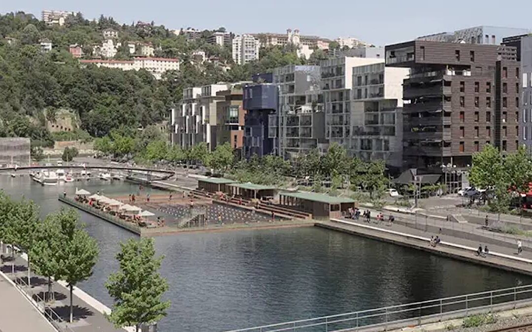 Lyon : se baigner dans la darse Confluence sera possible en 2027