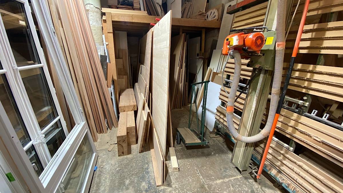 stockage de bois