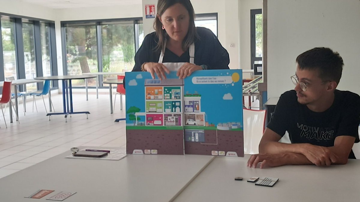 atelier sensibilisation cycle de l'eau