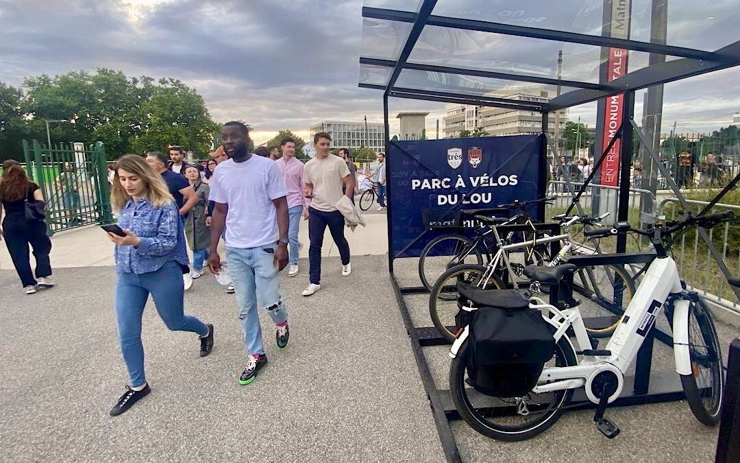 LOU Rugby : un parc à vélos au Matmut Stadium