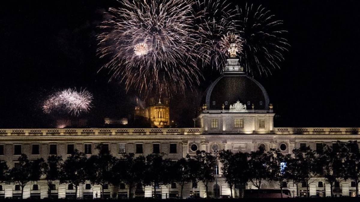 feu d'artifice de Lyon