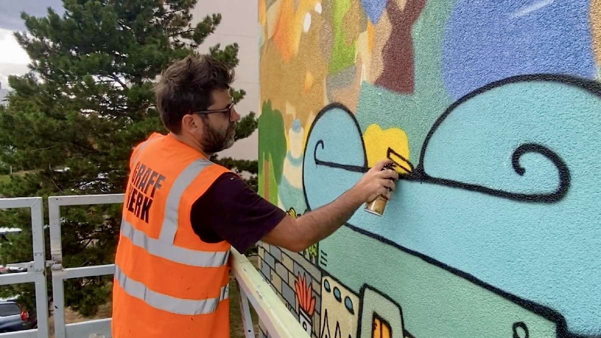 fresque murale