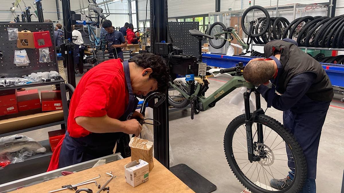 assemblage vélos