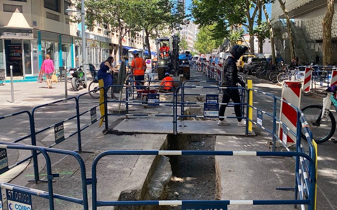 Un chantier bas-carbone expérimenté à la Part-Dieu