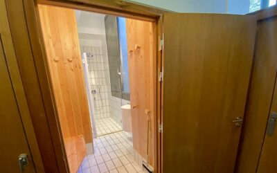 Une douche en libre accès au Rize à Villeurbanne