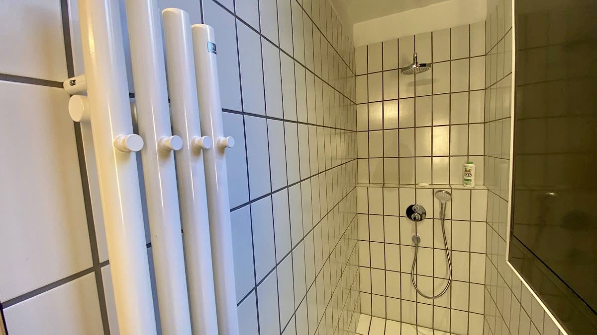 Douche en libre accès