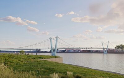 Gerland – La Saulaie : le premier pont suspendu du 21ème siècle