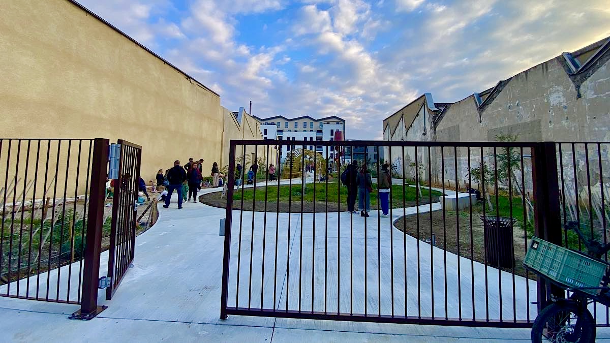 entrée du jardin