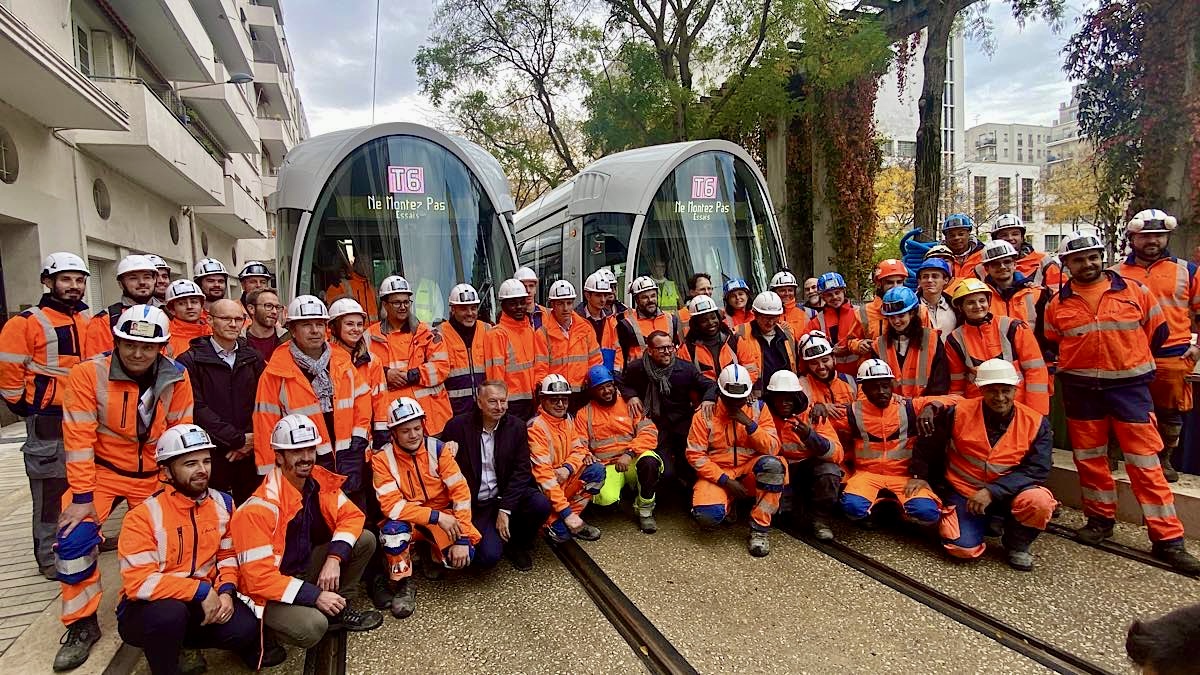équipes du chantier
