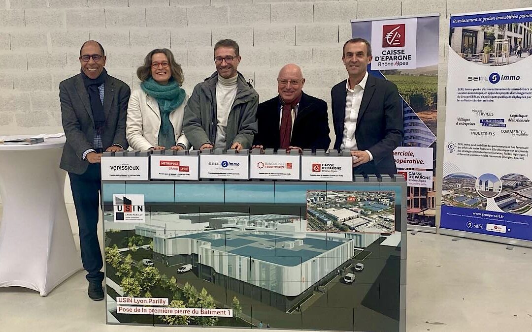 Un nouveau batiment industriel sur le site Usin Lyon Parilly